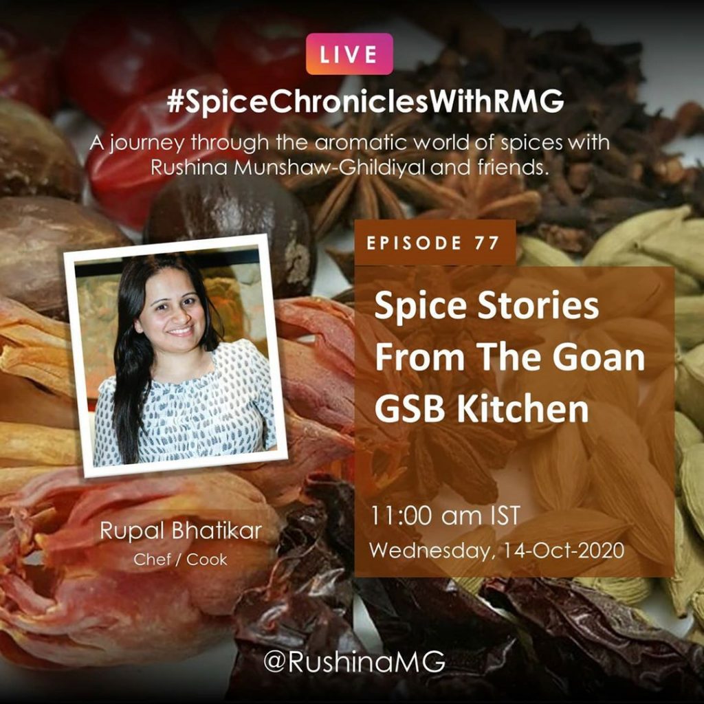 Spice Chronicles - GSB Cuisine of Goa